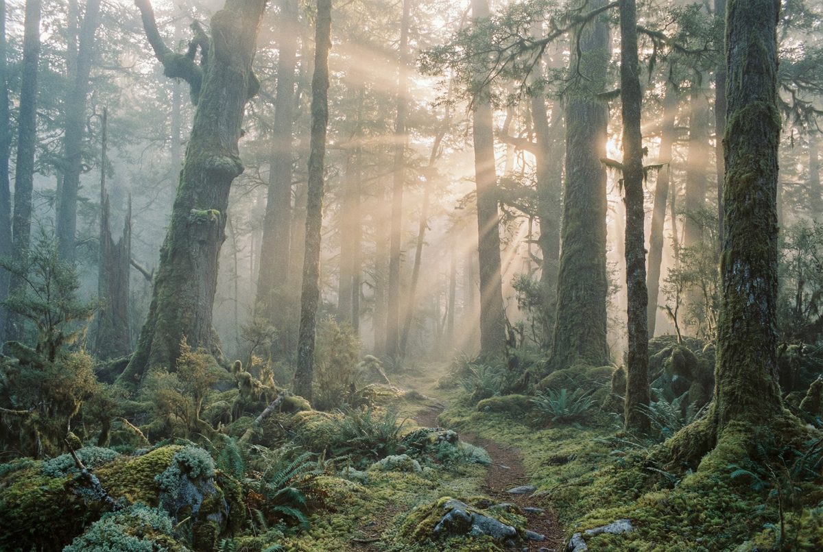 蘑菇影视-晨雾森林治愈影像